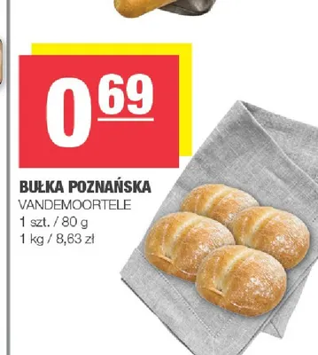 Bułka poznańska Vandemoortele promocja w SPAR