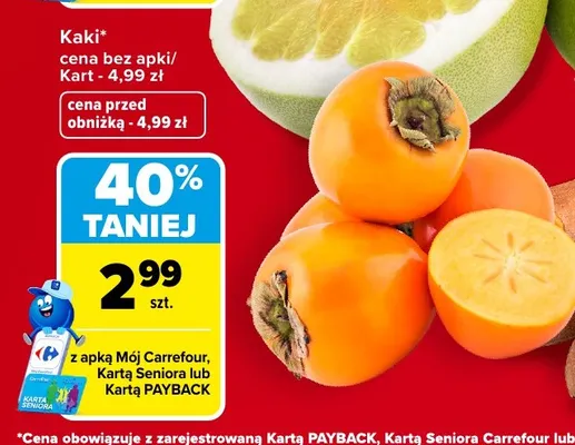 Kaki promocja w Carrefour Market