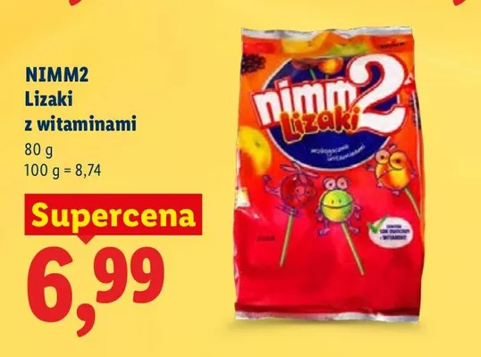 Lizaki z witaminami promocja w Lidl