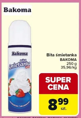 Bita śmietanka promocja w Carrefour
