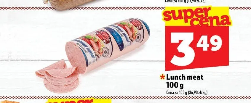 Lunch meat Pekpol promocja w TOPAZ