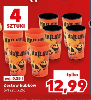 Zestaw kubków 4-pak 0,25 l promocja w Kaufland