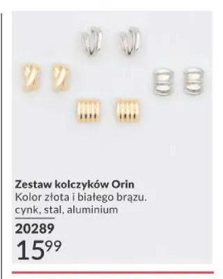 Zestaw kolczyków Orin promocja w AVON
