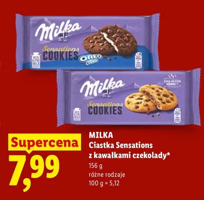 Ciastka Sensations Oreo Creme Milka promocja w Lidl