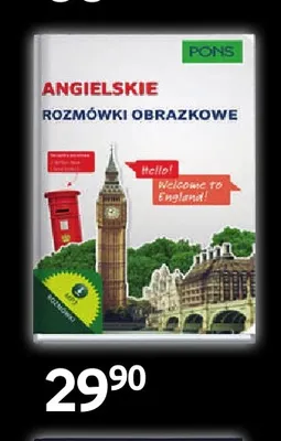 Książka Angielskie rozmówki obrazkowe PONS promocja w Empik