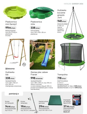 Huśtawka bocianie gniazdo Jumi promocja w Castorama