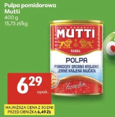 Pulpa pomidorowa polpa promocja w Delikatesy Centrum