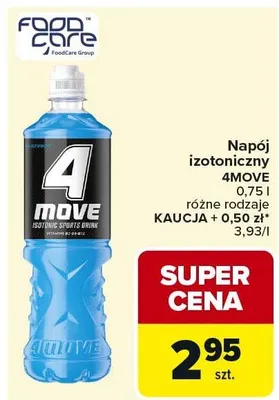 Napój izotoniczny 4MOVE 0,75l różne rodzaje promocja w Carrefour