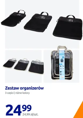 Zestaw organizerów CAPE COD TRAVEL 3 części promocja w Action