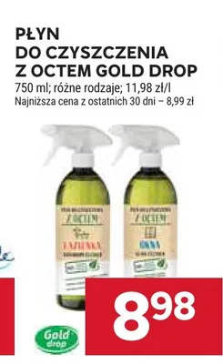 Płyn do czyszczenia z octem Gold Drop promocja w Stokrotka