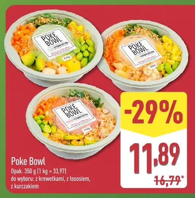 Poke Bowl z krewetkami promocja w Aldi