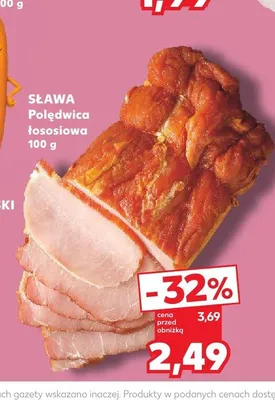 Polędwica łososiowa Sława promocja w Kaufland