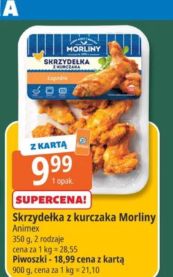 Skrzydełka z kurczaka Morliny Animex promocja w Leclerc