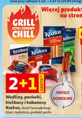 Parówki Krakus promocja w Auchan