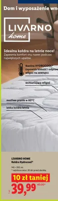 Kołdra Hydrocool Livarno Home 140x200 cm promocja w Lidl