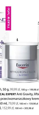 Przeciwzmarszczkowy krem dla skóry suchej Eucerin Hyaluron-Filler promocja w Hebe