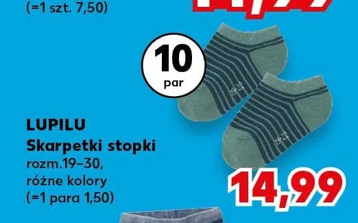 Skarpetki stopki dziecięce Lupilu 10-pak promocja w Kaufland