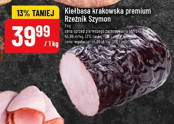 Kiełbasa krakowska premium promocja w POLOmarket