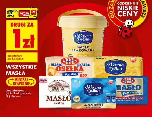 Masła promocja w Biedronka