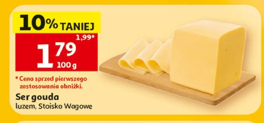 Ser Gouda luzem promocja w Auchan