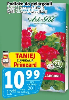 Podłoże do pelargonii promocja w Prim Market