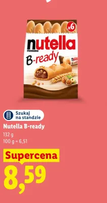 Baton Nutella B-ready 6-pak promocja w Lidl