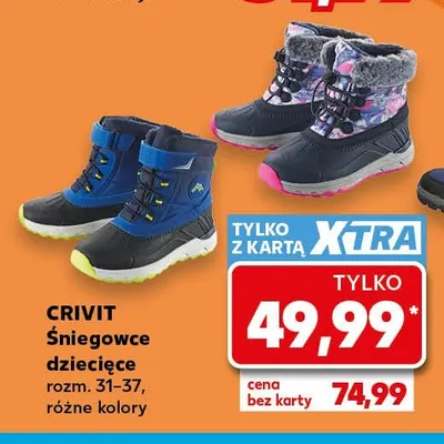 Śniegowce dziecięce Crivit promocja w Kaufland