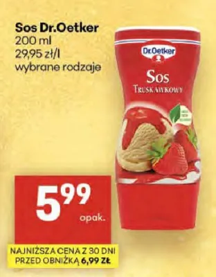 Sos Dr.Oetker promocja w Delikatesy Centrum
