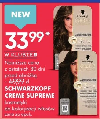 Kosmetyki do koloryzacji włosów promocja w Super-Pharm