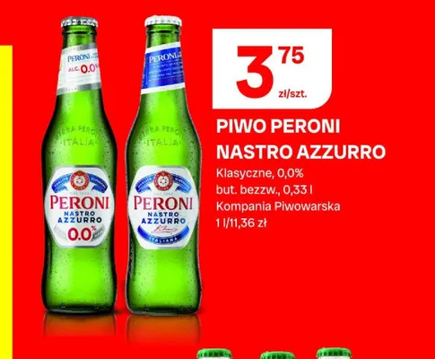 Piwo Peroni Nastro Azzurro Klasyczne promocja w Chorten