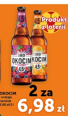 Piwo Okocim Malina z Borówką promocja w ABC