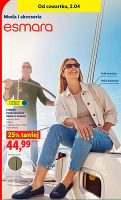 Kurtka jeansowa damska z bawełny promocja w Lidl