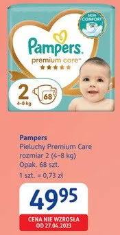 Pieluszki Premium Care rozmiar 2 (4–8 kg) promocja w Drogerie DM
