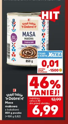 Masa makowa z bakaliami Stąd Takie Dobre! promocja w Kaufland