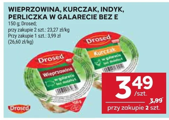 Wieprzowina, kurczak, indyk, perliczka w galarecie beze promocja w Stokrotka
