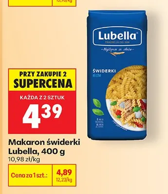 Makaron świderki promocja w Biedronka