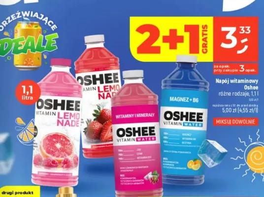 Napój witaminowy różne rodzaje, 1.1l Oshee promocja w Dealz