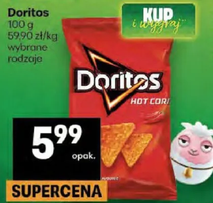 Chipsy Doritos promocja w Delikatesy Centrum