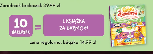 Książka Gang Zaradniaków promocja w Biedronka