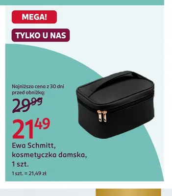 Kosmetyczka damska Ewa Schmitt promocja w Rossmann