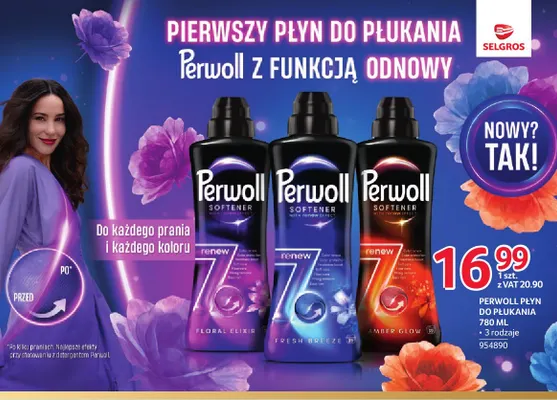 Płyn do płukania Perwoll Amber Glow promocja w Selgros