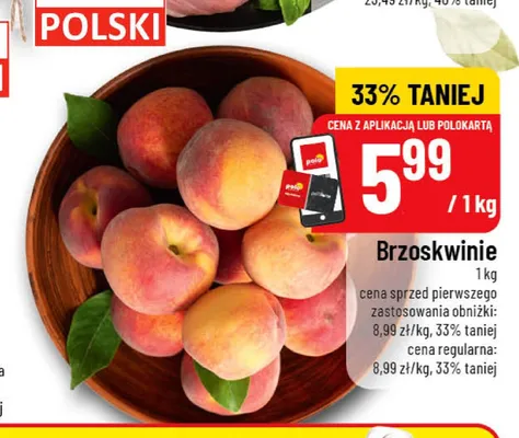 Brzoskwinie promocja w POLOmarket