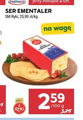 Ser Ementaler SM Ryki na wagę promocja w Stokrotka
