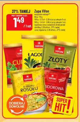 Zupa Vifon złoty kurczak promocja w POLOmarket