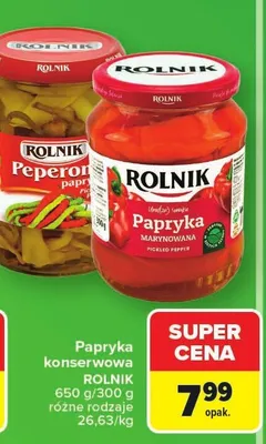 Papryka konserwowa Rolnik promocja w Carrefour Market