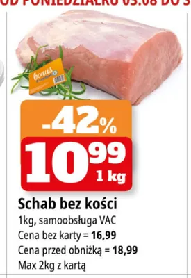 Schab bez kości promocja w Leclerc