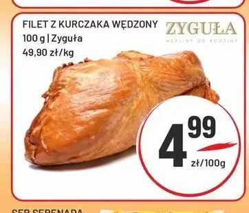 Filet z kurczaka wędzony Zyguła promocja w Sedal