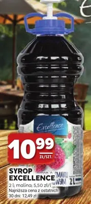 Syrop malinowy Excellence promocja w Stokrotka