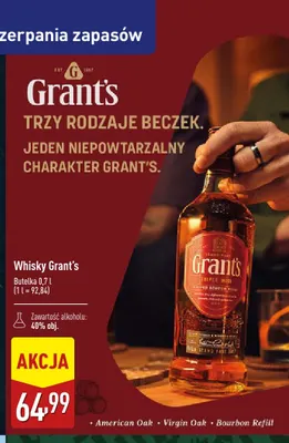 Whisky Grant's promocja w Aldi