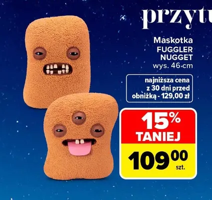 Maskotka Fuggler Nugget wys. 46 cm promocja w Carrefour